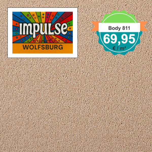 Girloon Body Teppichboden parma – Draufsicht